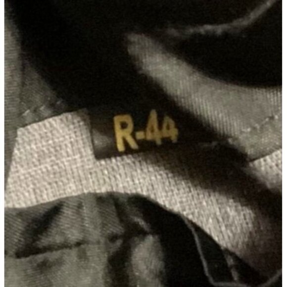 Black Cashmere Blend Overcoat Size 44R Italian Fabric Mens - Picture 6 of 7